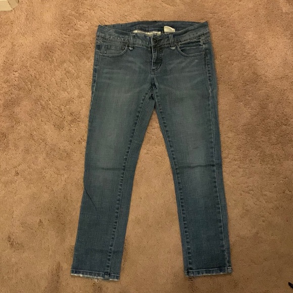 VOLCOM Vintage Cropped Skinny Jeans, size 3 - Picture 2 of 6